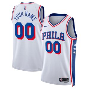 Camisa Nike Association Swingman do Philadelphia 76ers