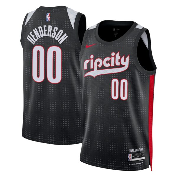 Camisa Nike City Edition Swingman Portland Trail Blazers 2024 - Preta