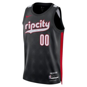 Camisa Nike City Edition Swingman Portland Trail Blazers 2024 - Preta - Image 2
