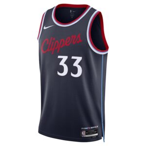 Camisa Nike Icon Edition Swingman do LA Clippers - Preta - Image 2